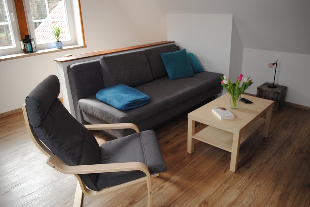 Ferienwohnung An Der Gramme Niederzimmern Exterior foto